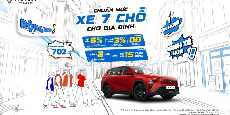 Ưu đãi dòng xe 7 chỗ